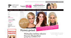 Desktop Screenshot of fryzury-happyhair.pl